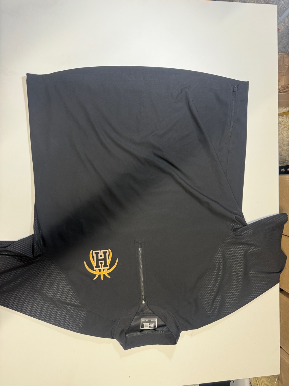 New Era Black and White Logo Pullover